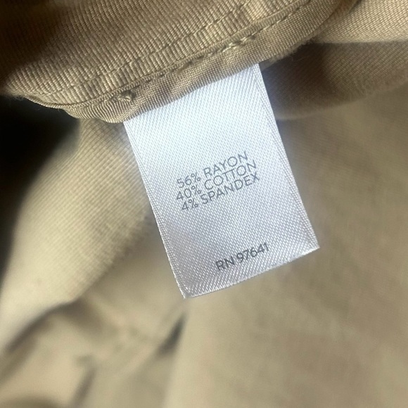 J.Jill chino jacket button down tan khaki size medium - Picture 4 of 8